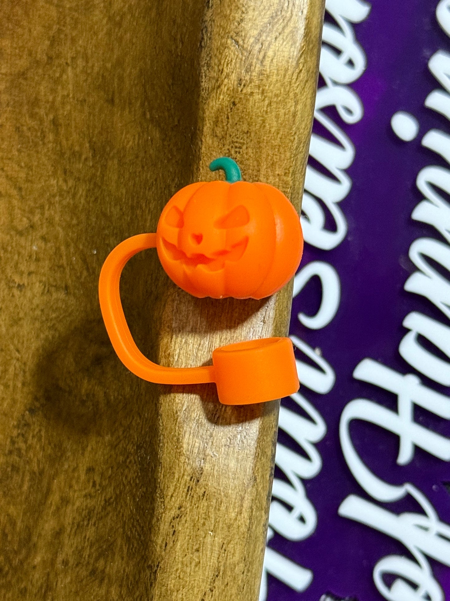 Straw Toppers Halloween Or Christmas