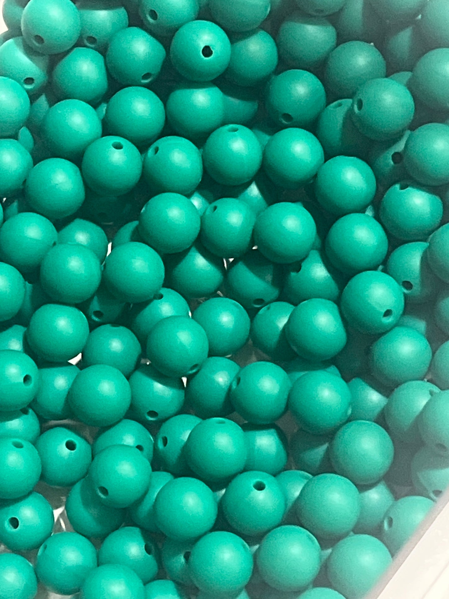 40 Count 12mm Silicone Bead Bag /Multicolor/Pen Beading/Crafting