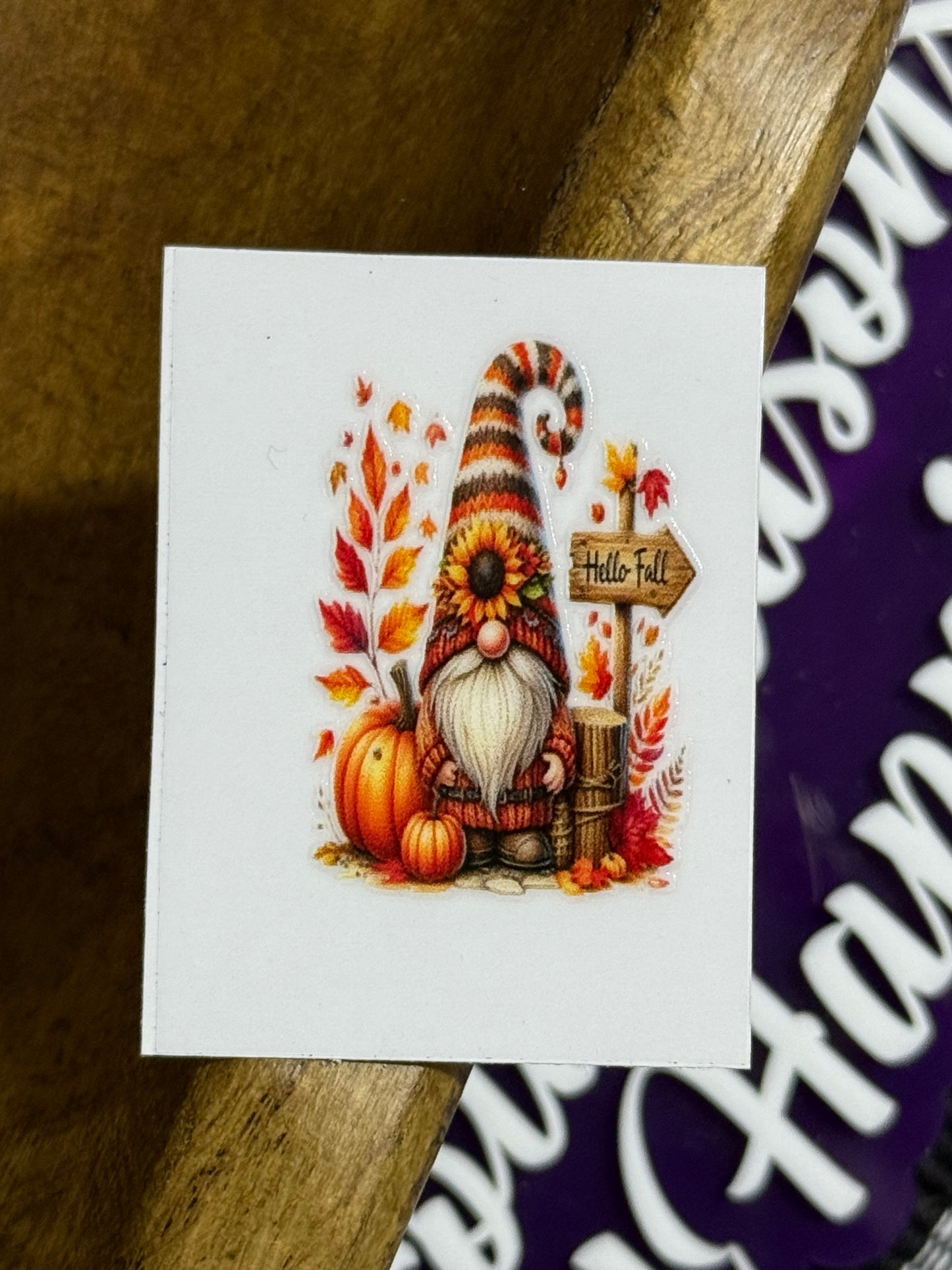 FALL Mini UVDTF Decal Transfer Halloween