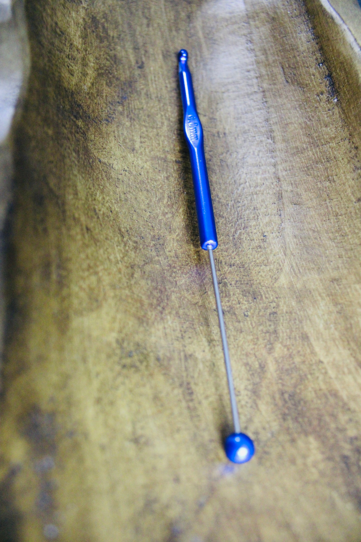 Beadable Crochet Hook Purple Pink Light Blue Blue Orange Red