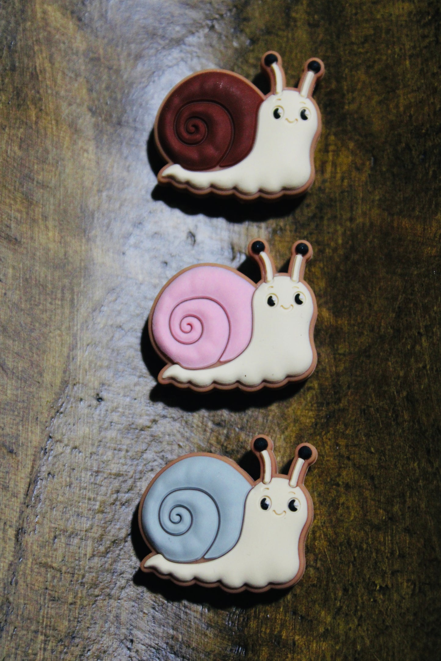 Slithery Snail Silicone Focal Bead Three Color Options