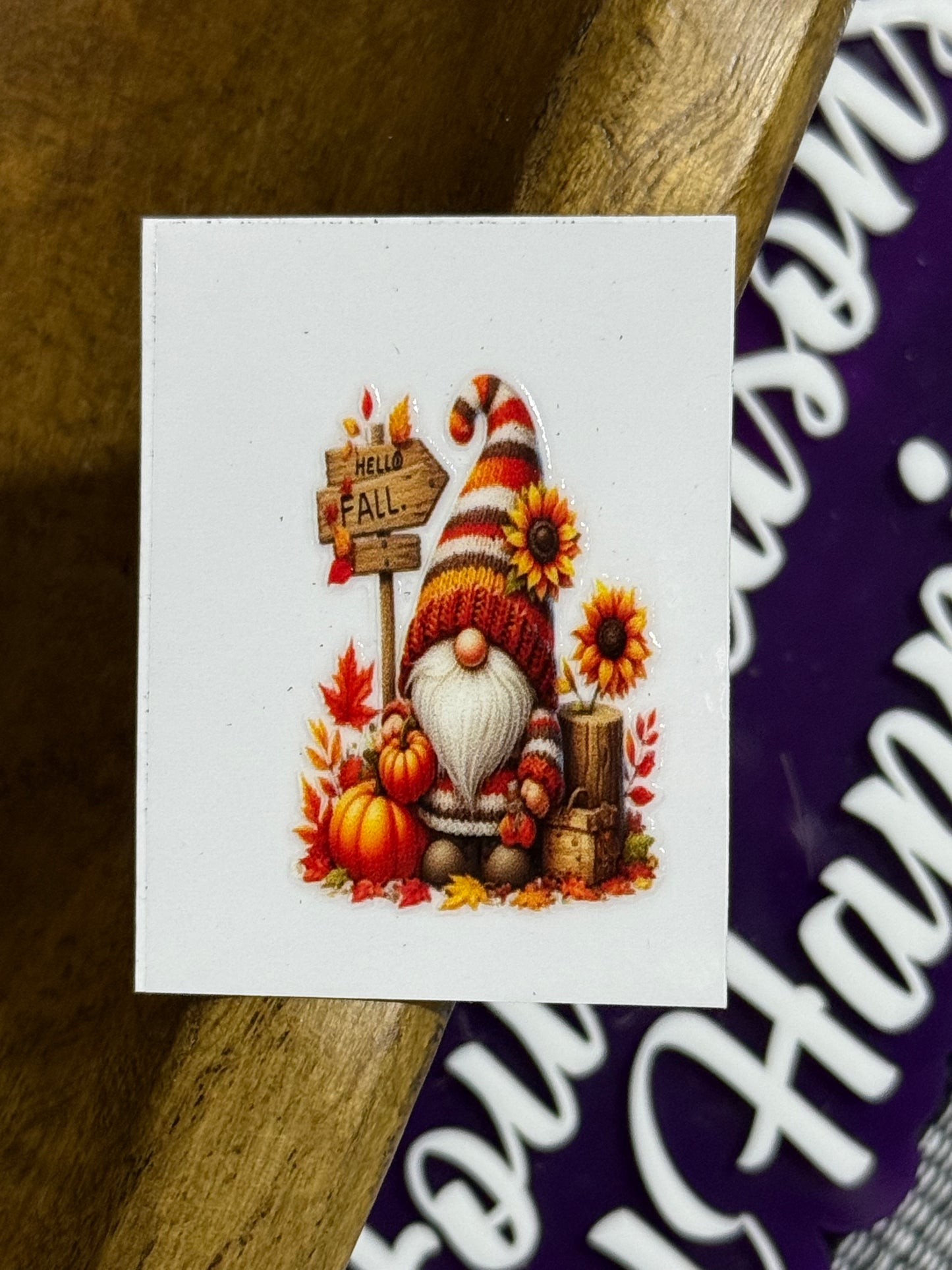 FALL Mini UVDTF Decal Transfer Halloween