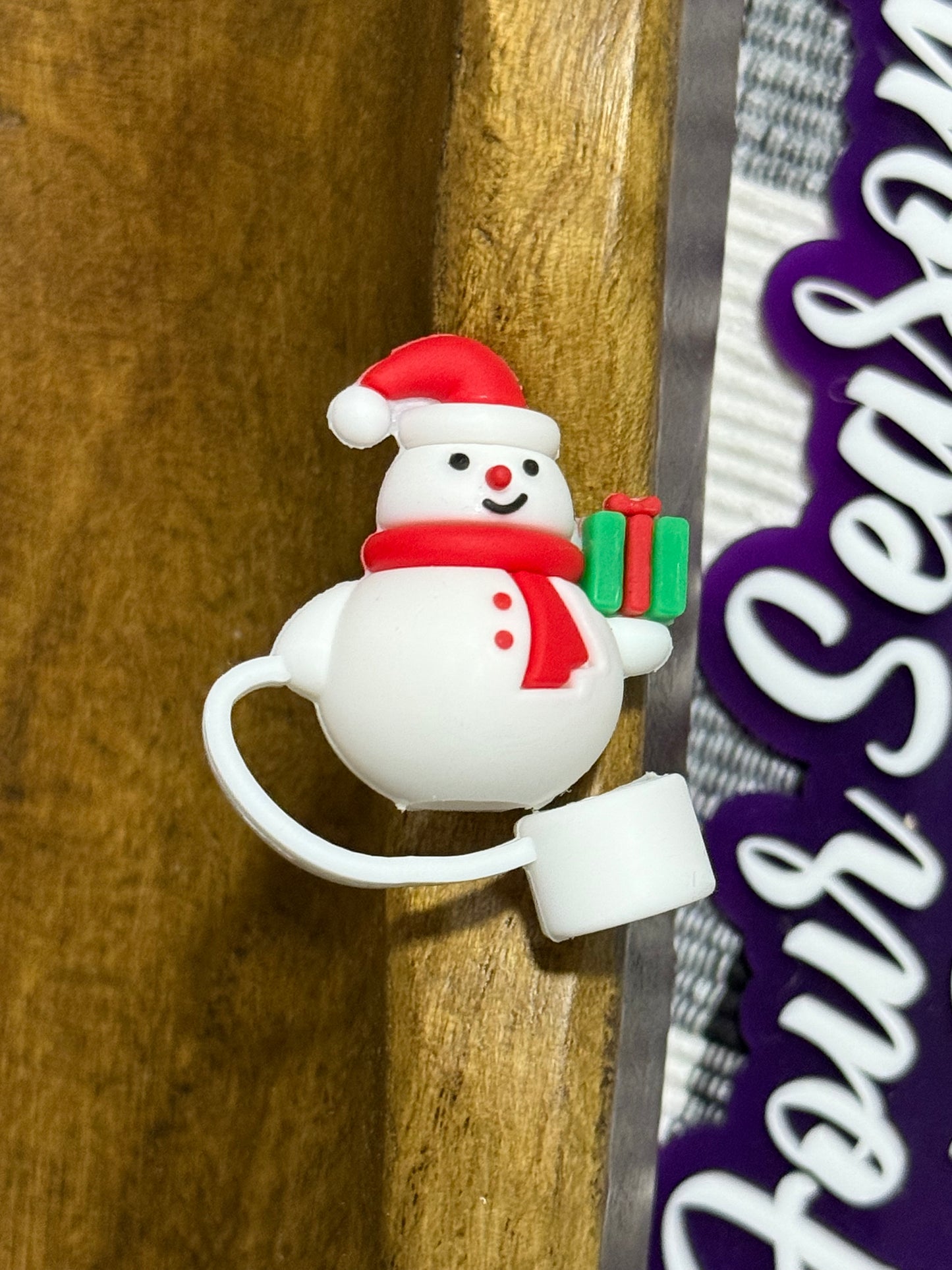 Straw Toppers Halloween Or Christmas