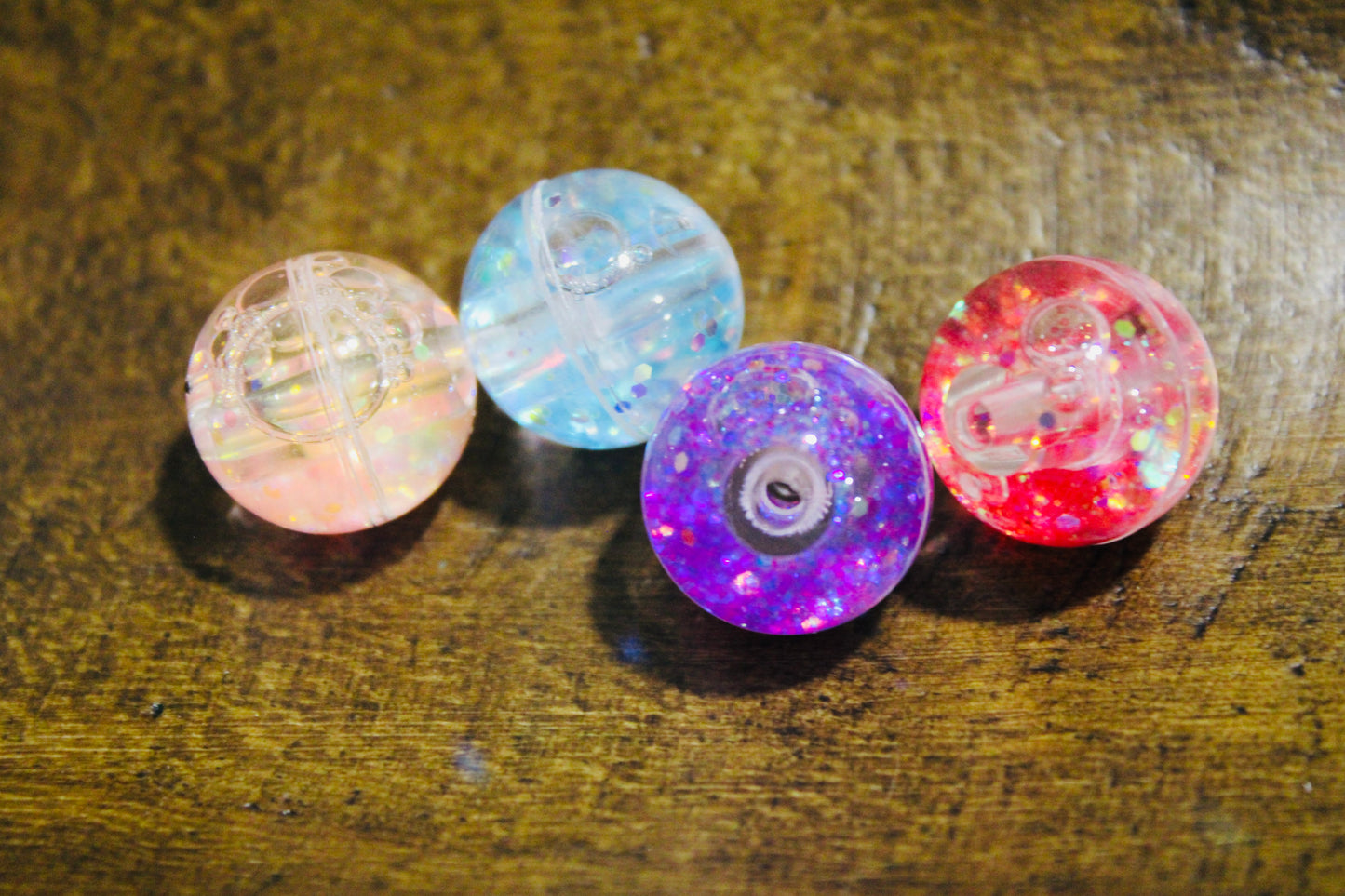 Water Glitter Beads Mixed Color Bead Mix Purple Red Peach Blue