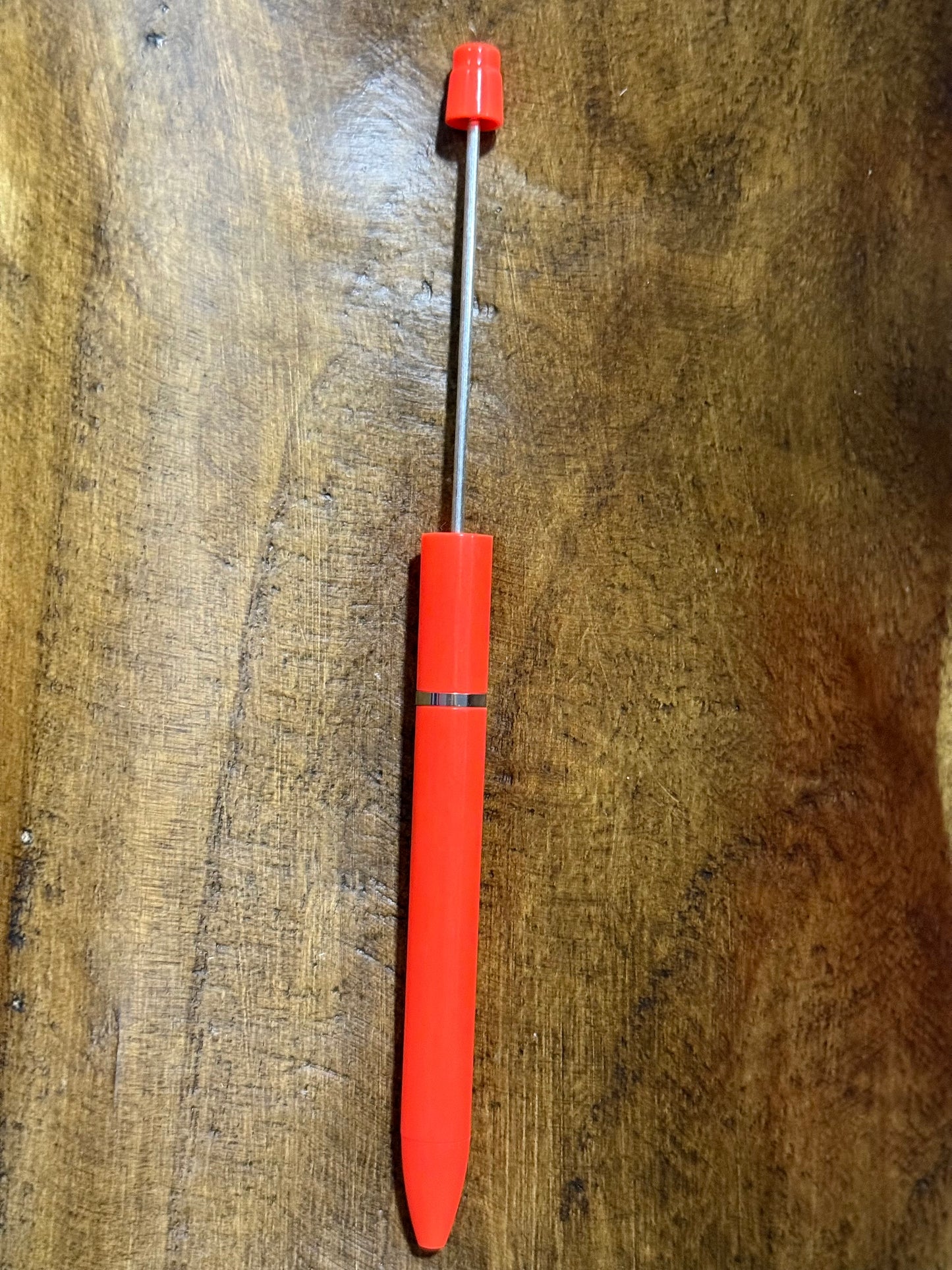 New Style Bead-able Pen Red White Or Black Refillable Ink