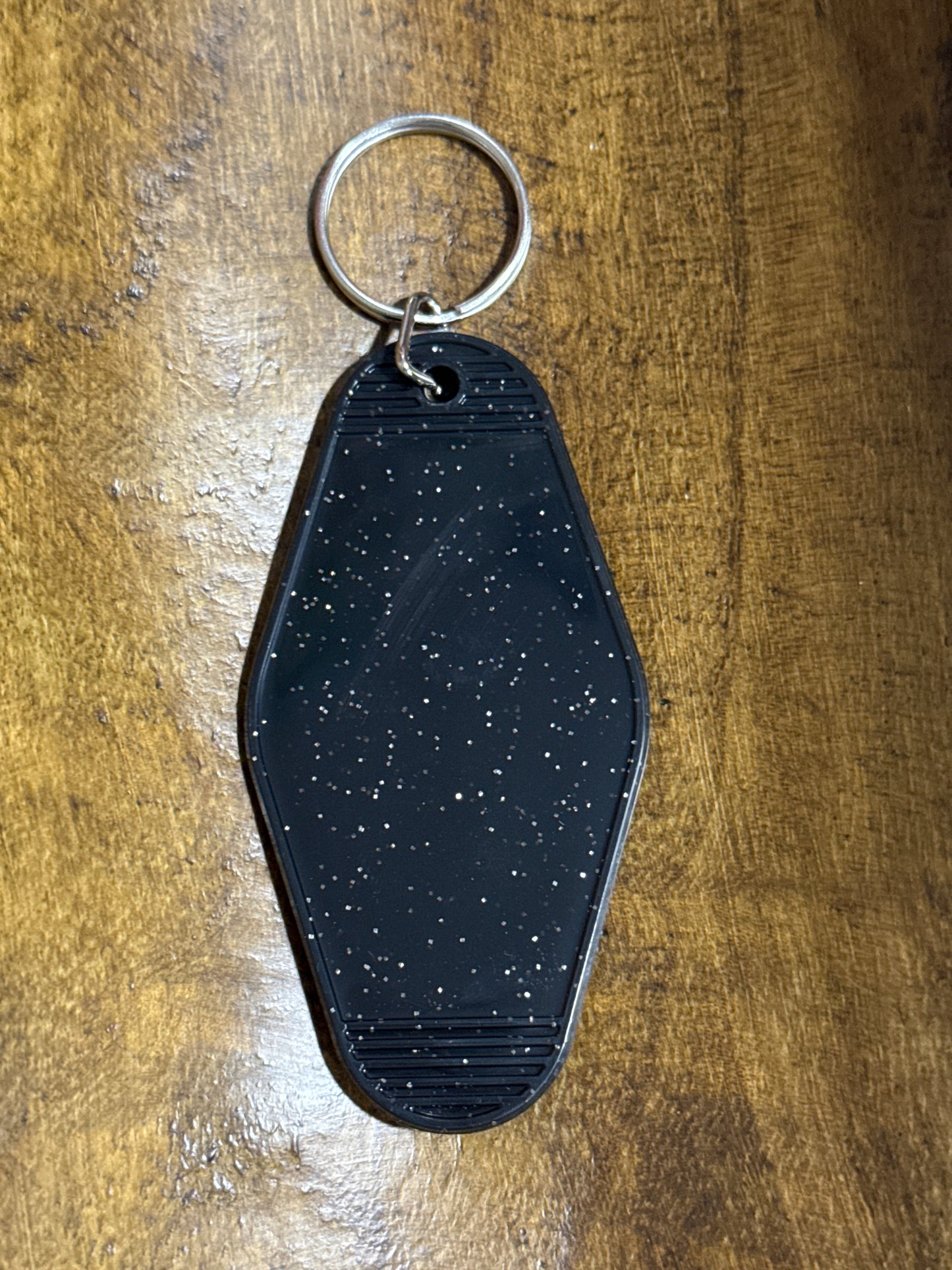 Plastic Hotel Blank Keychain Multiple Color Options