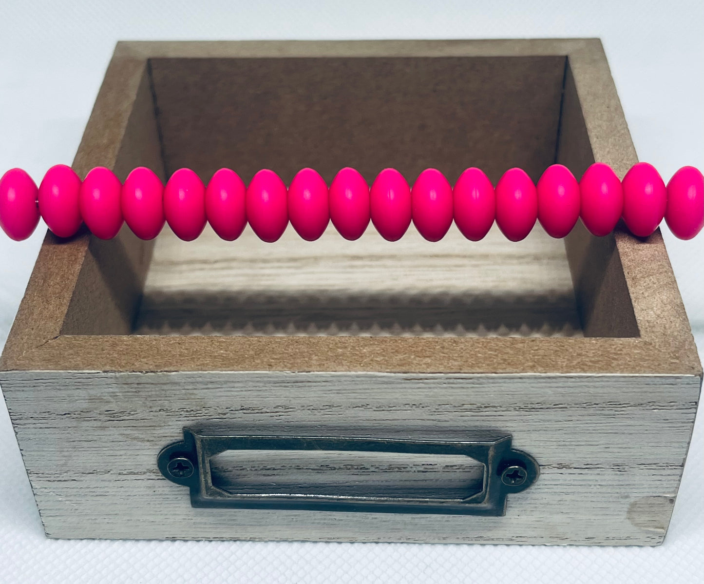 50 Count 12mm Lentil Silicone Spacer Bead
