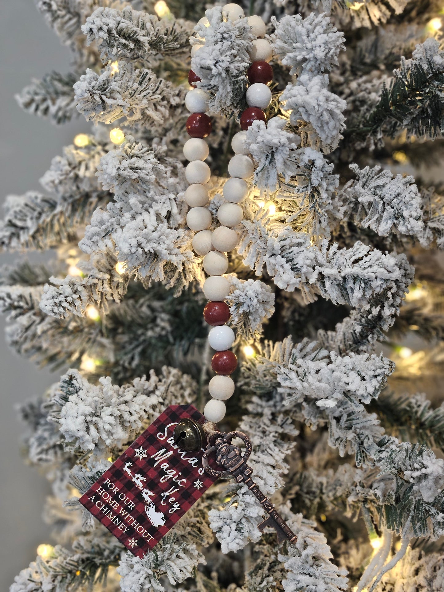 Door Hanger Home Decor Wood Beads Jute