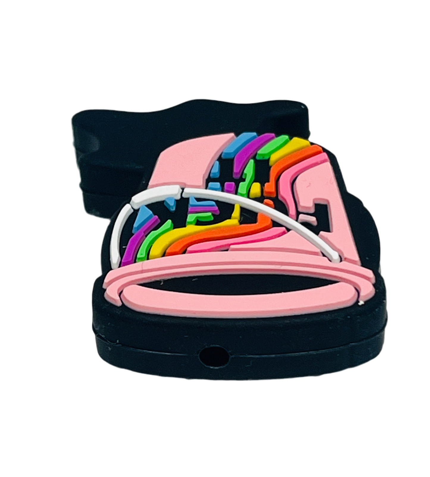 Fuck It Silicone Focal Bead Pink Black Rainbow Color Focal Bead Pen Beading