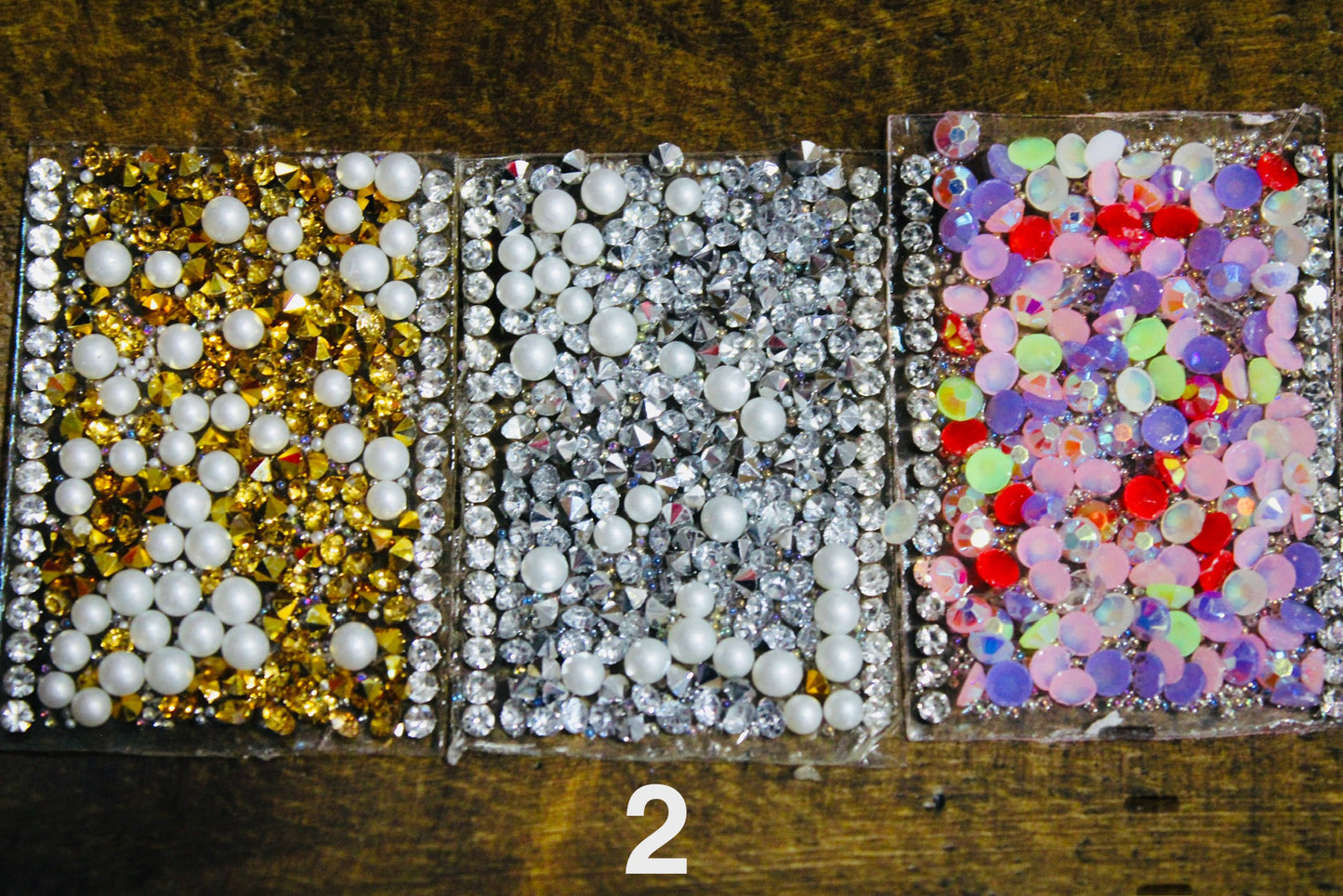 Bling Pen Wraps Rhinestone Decals Mixed Color