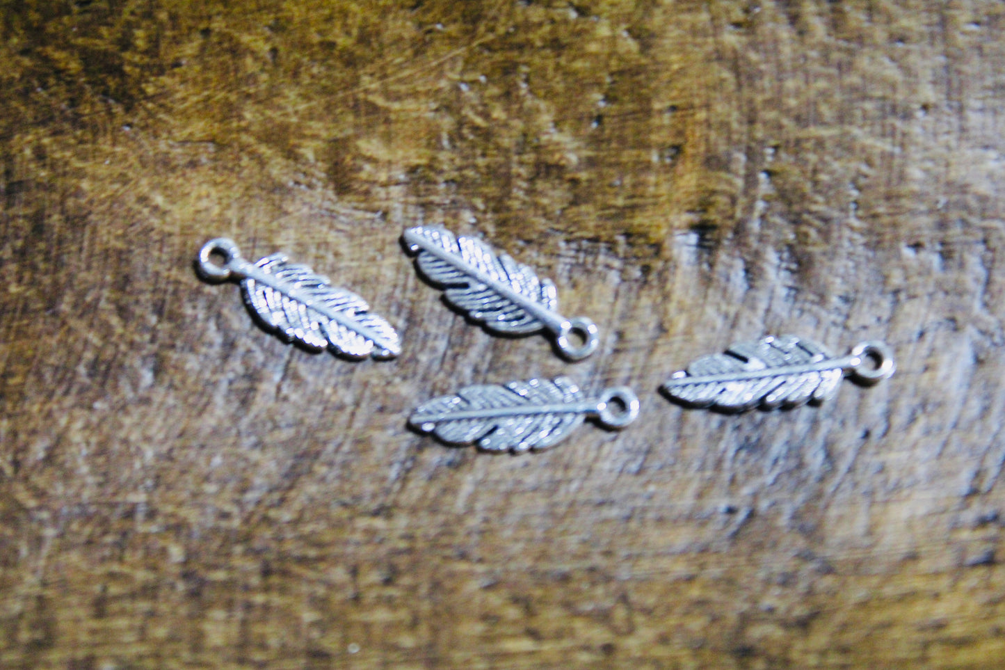 Leaf or Mushroom Mini Charm 20 Piece Bag Jewelry Making