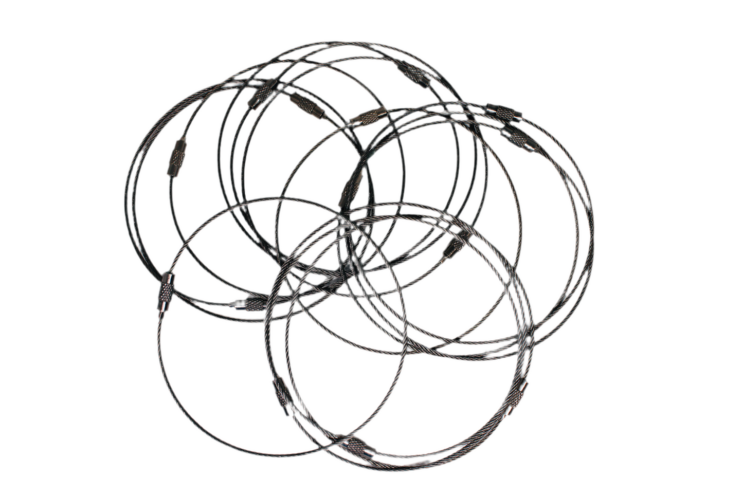 Wristlet Beading Wire 12 Count Jewelry Making Wire Keychain Wristlet Wire 10 Inch