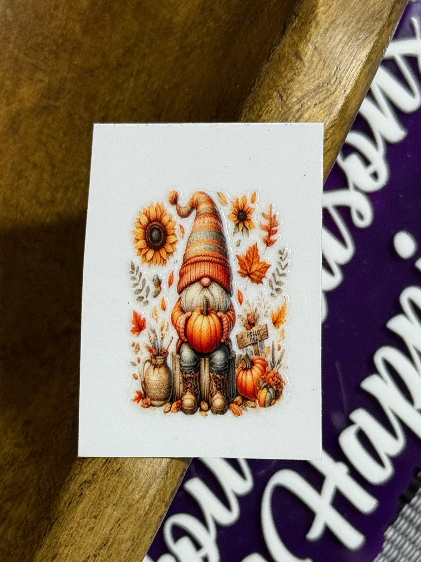 FALL Mini UVDTF Decal Transfer Halloween