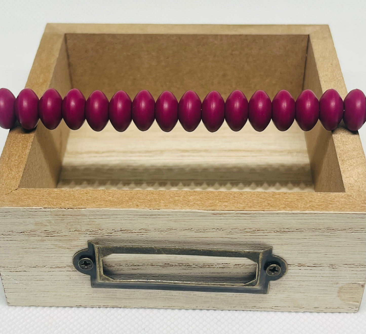 50 Count 12mm Lentil Silicone Spacer Bead