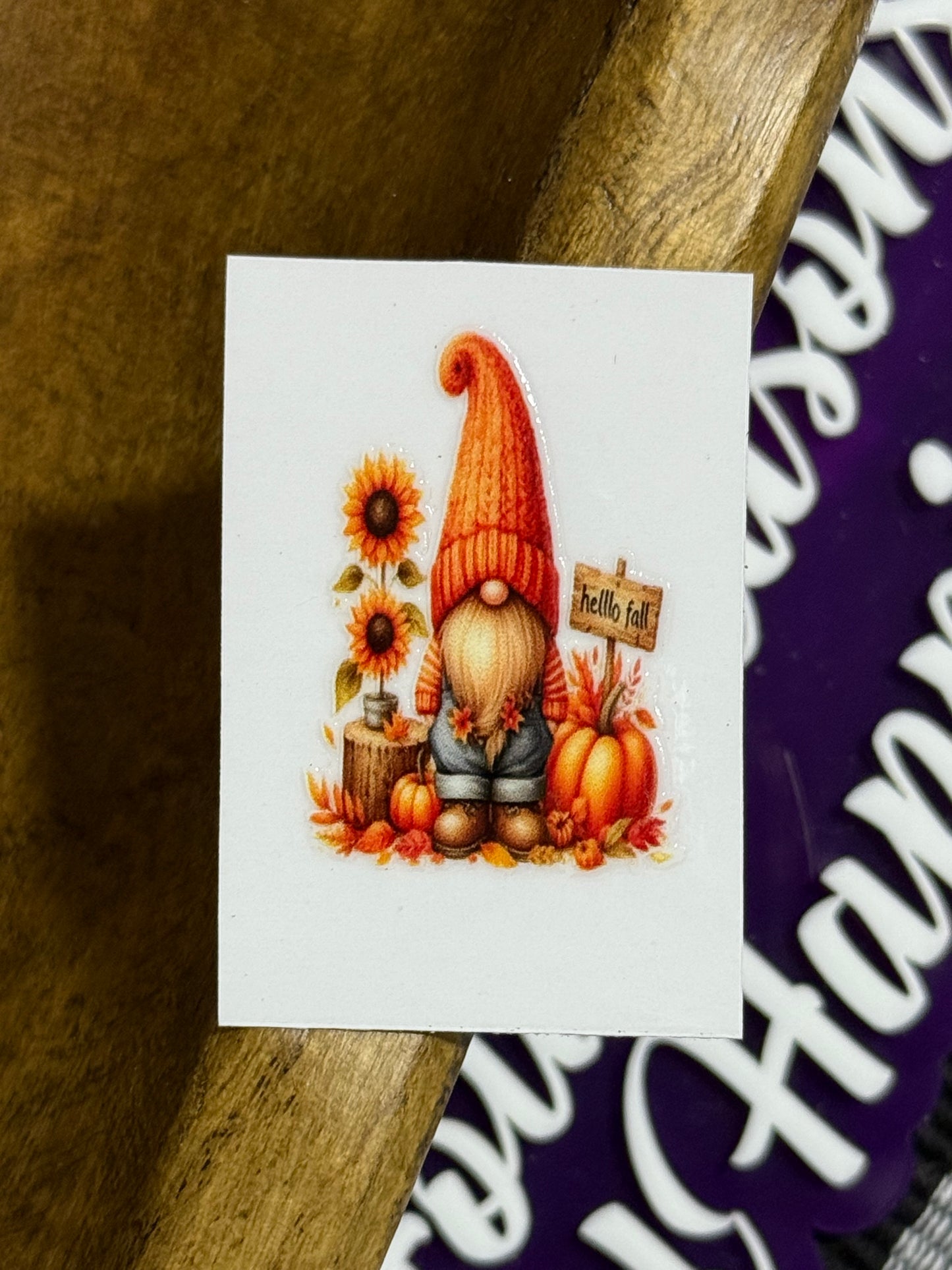 FALL Mini UVDTF Decal Transfer Halloween
