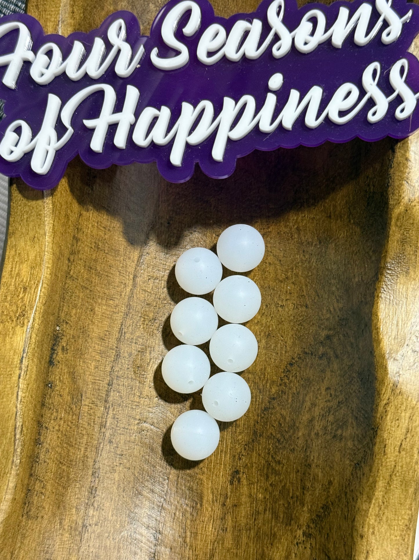 19mm Silicone Solid Color Round Bead