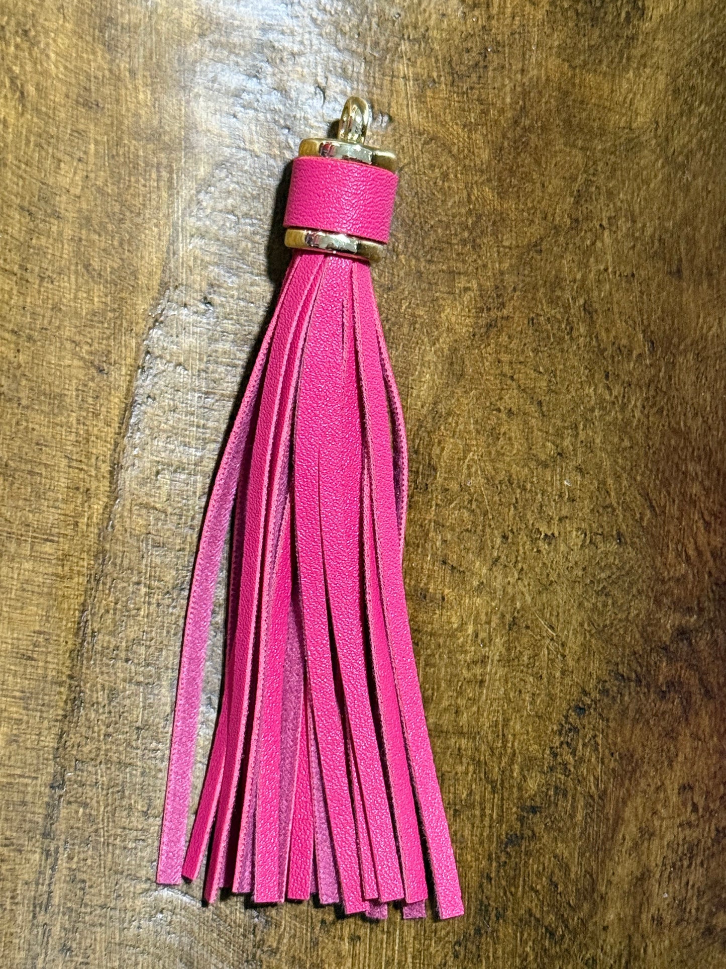 Long Tassel Car Charm Lanyard White Black Multi-Color