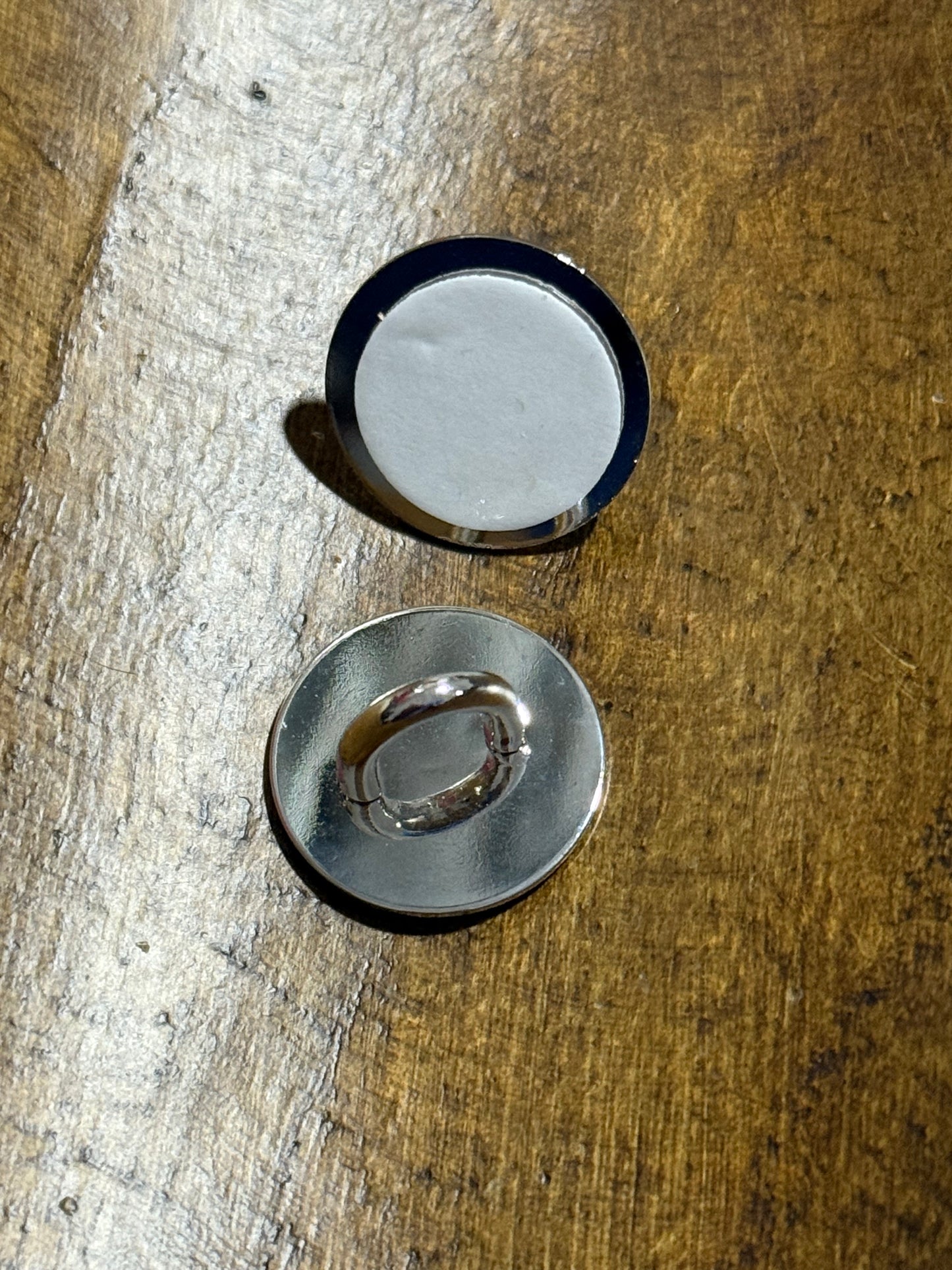 Phone Adhesive Charm Hooks Silver Gunmetal
