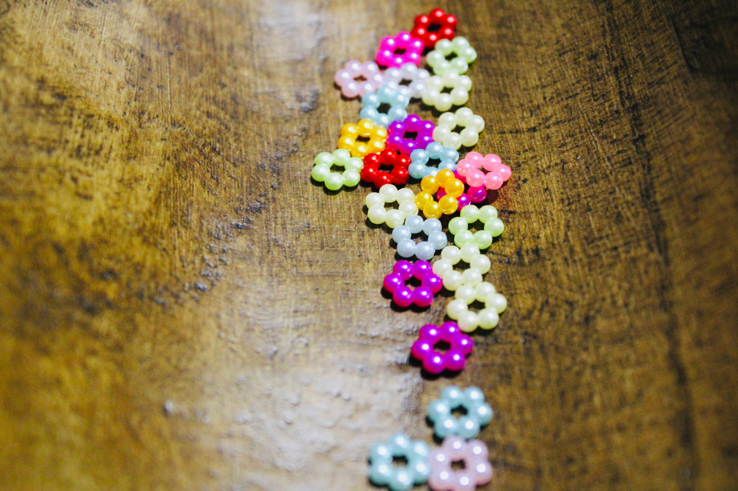 Bubble Mini Mixed Color 50 Count Spacer Bead