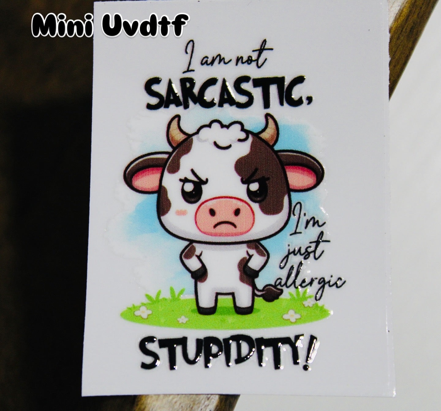 Lot 1 Of Mini UVDTF Decal 2X2 Multiple Pattern Options