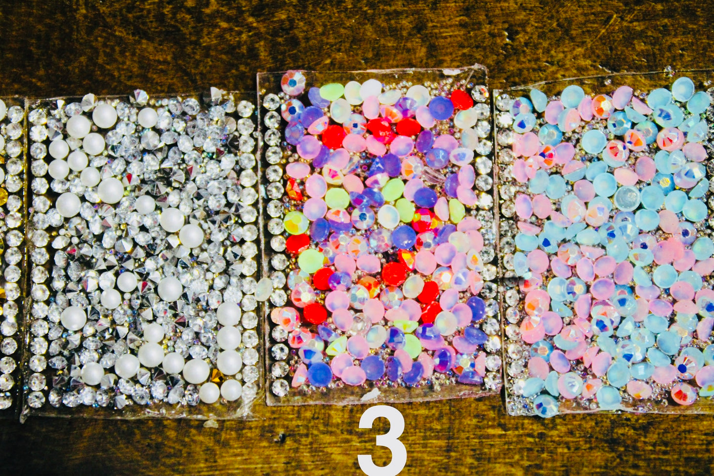 Bling Pen Wraps Rhinestone Decals Mixed Color