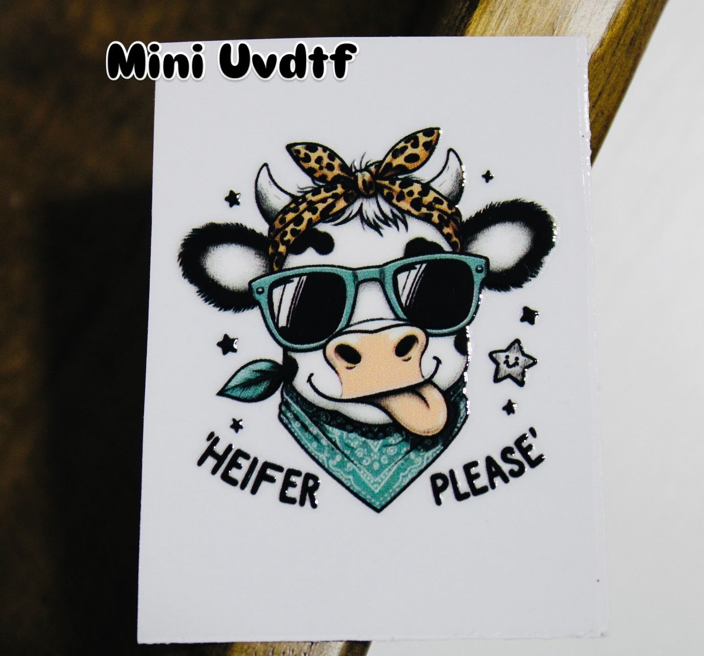 Lot 1 Of Mini UVDTF Decal 2X2 Multiple Pattern Options