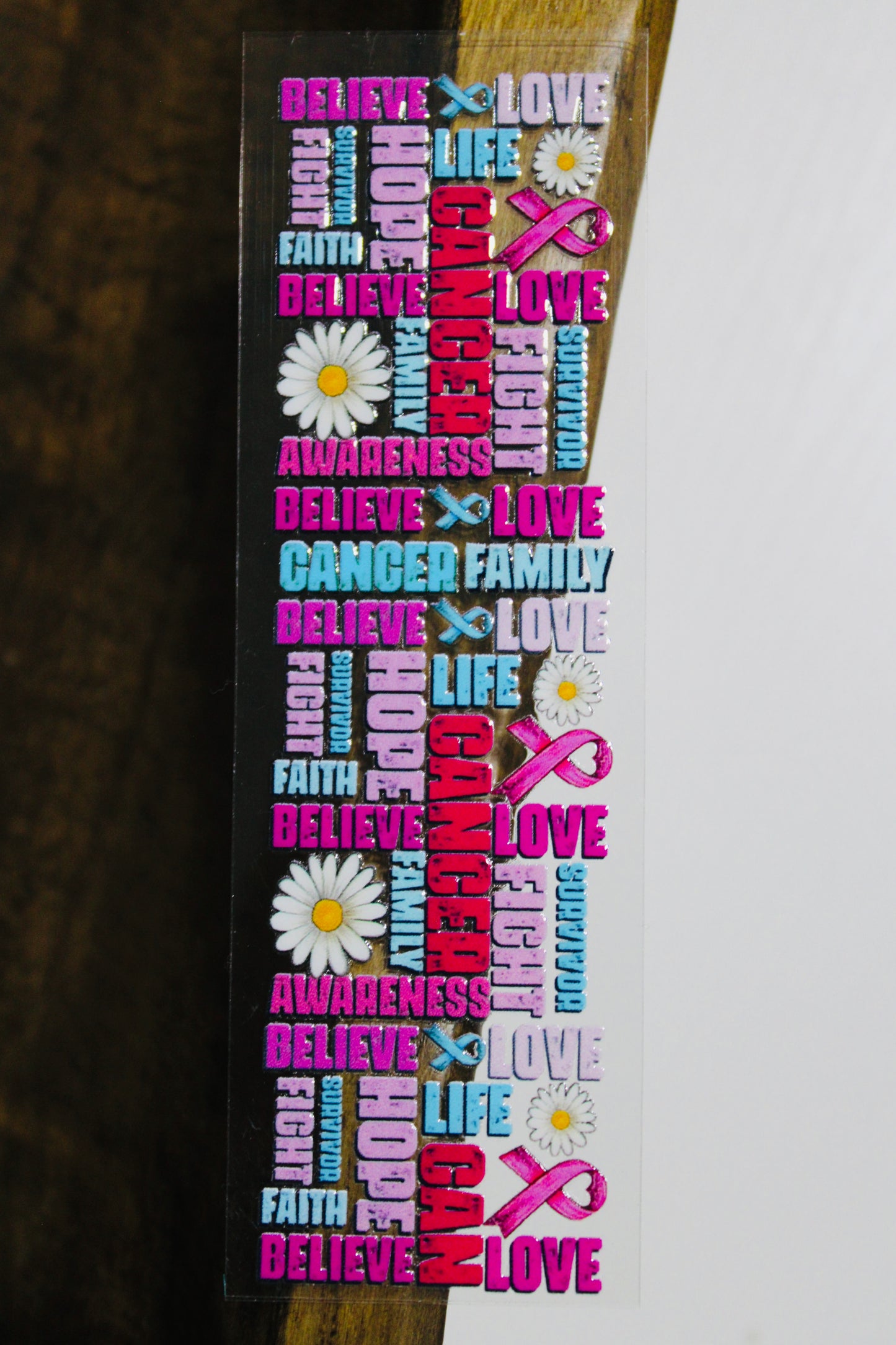 Bookmark Or Pen UVDTF Decal Multiple Color Option