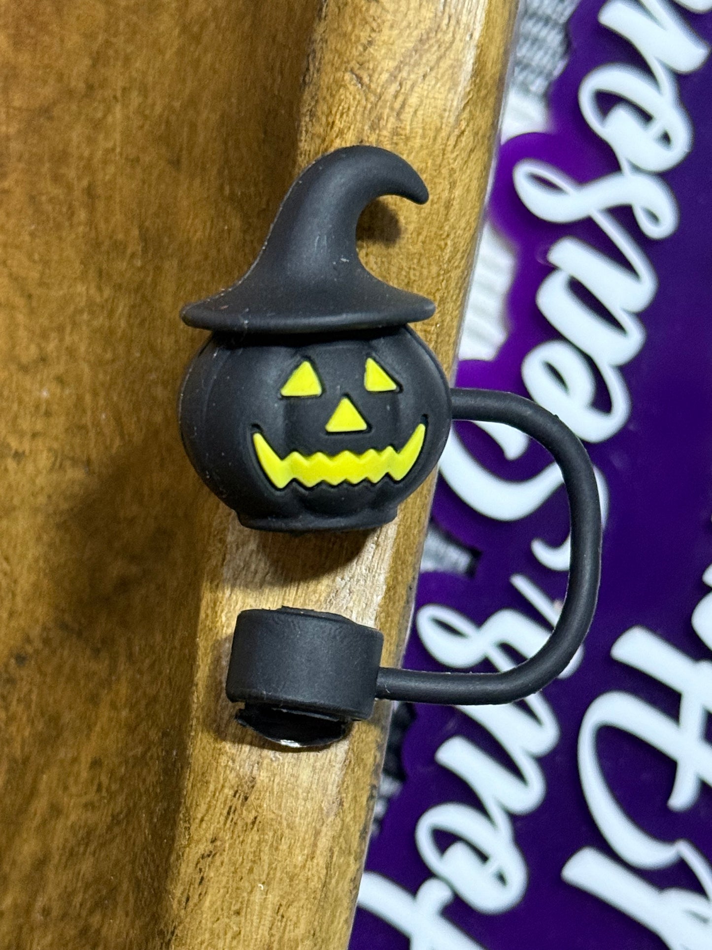 Straw Toppers Halloween Or Christmas