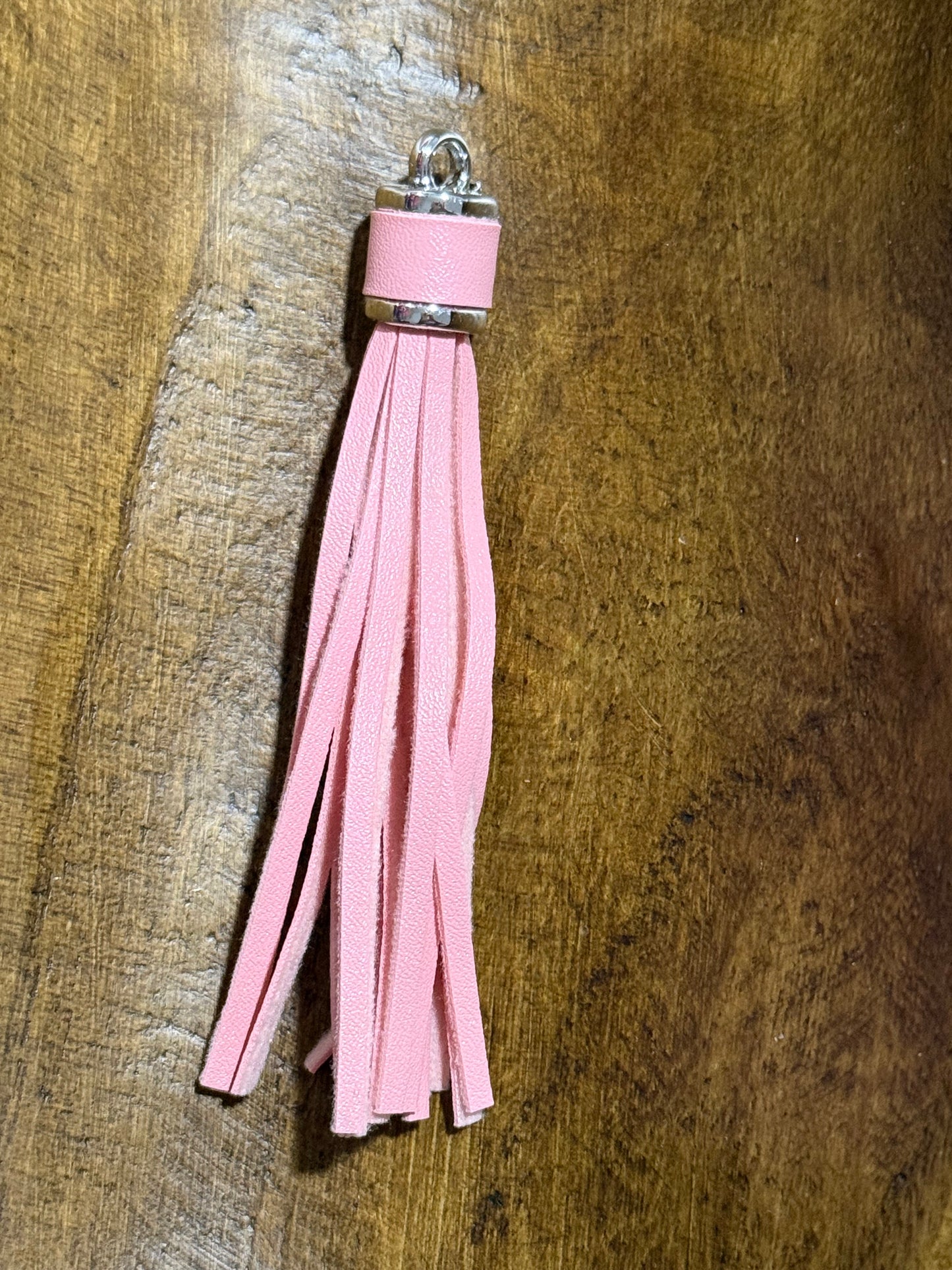 Long Tassel Car Charm Lanyard White Black Multi-Color
