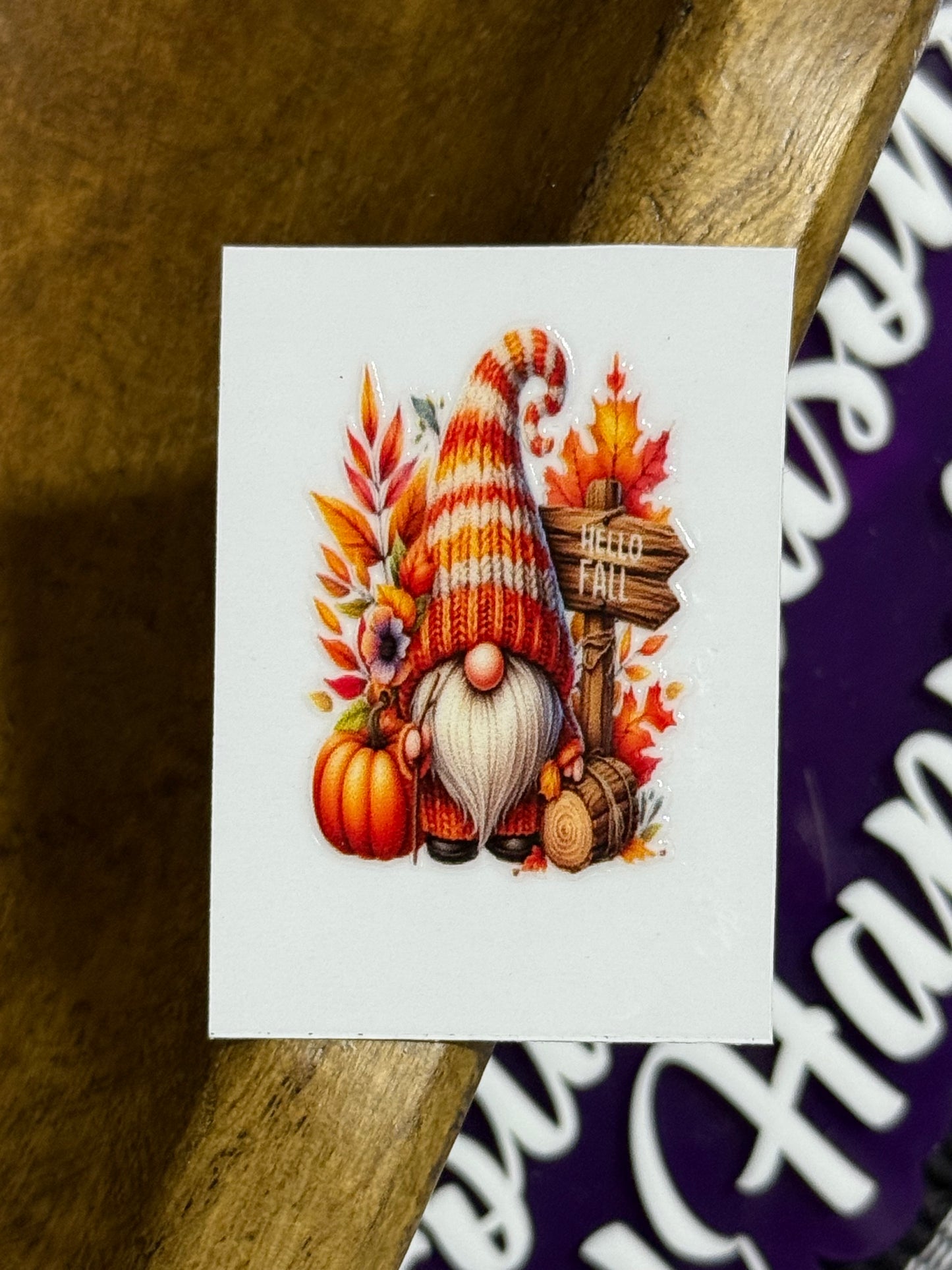 FALL Mini UVDTF Decal Transfer Halloween