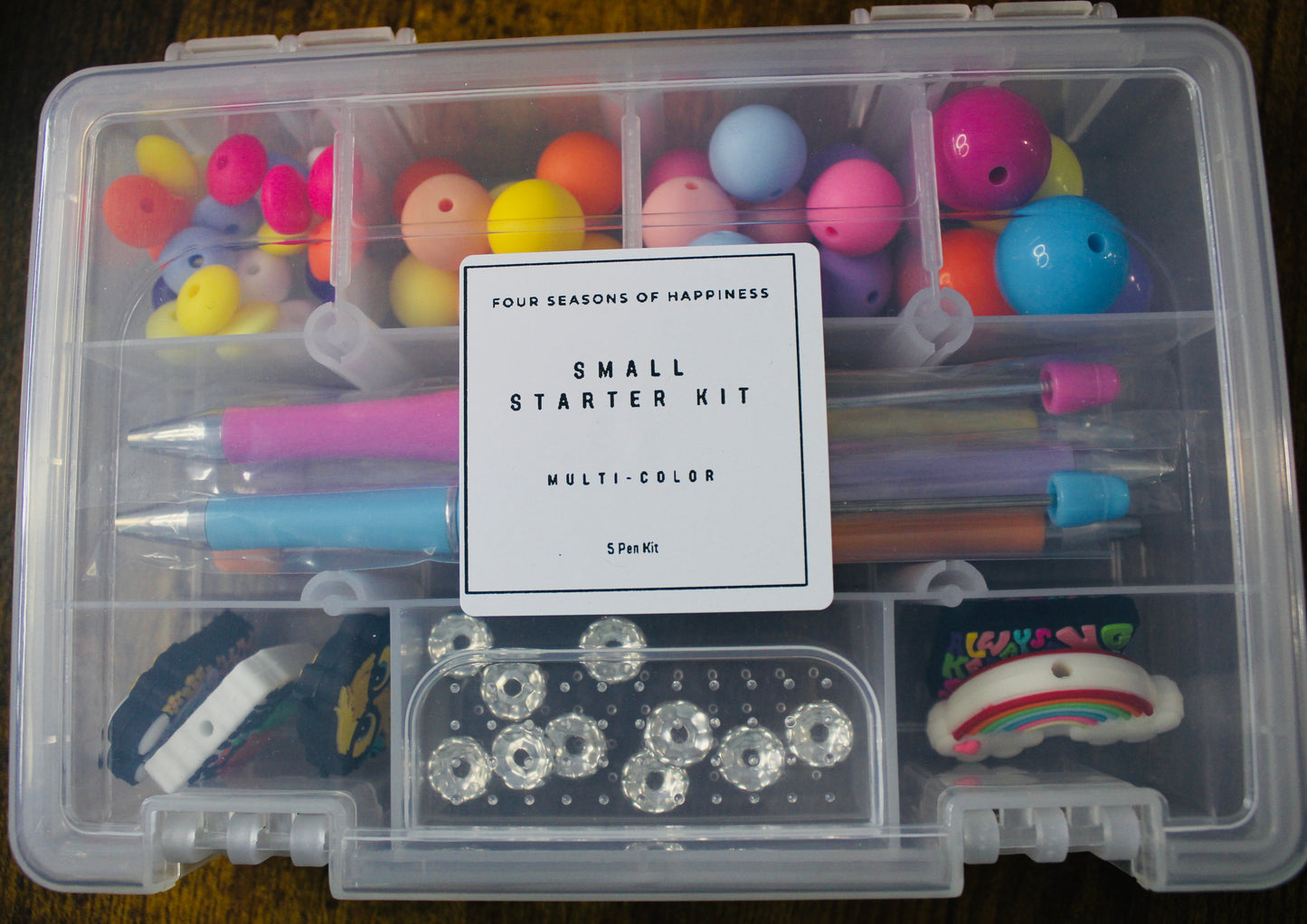 Starter Pen Beading Box Kit Small Or Large Multi-Color
