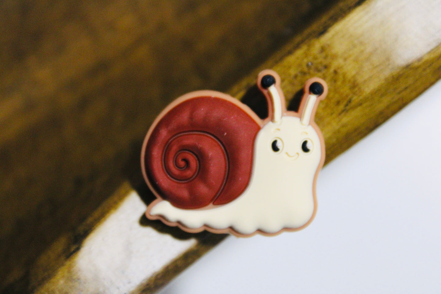 Slithery Snail Silicone Focal Bead Three Color Options