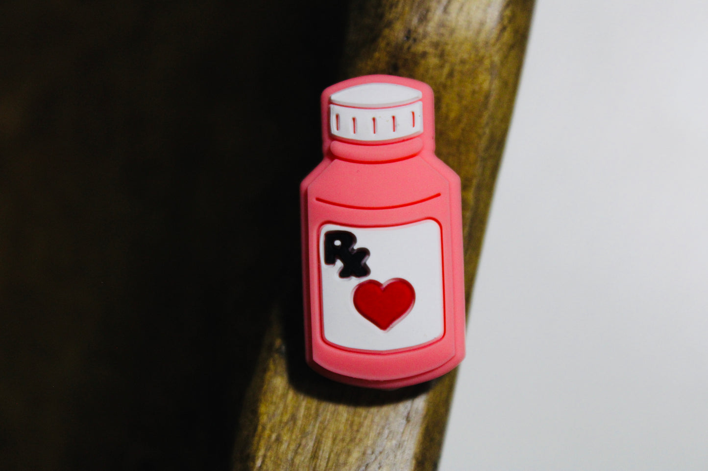 Small Medicine Bottle Silicone Focal Bead Multiple Color Options