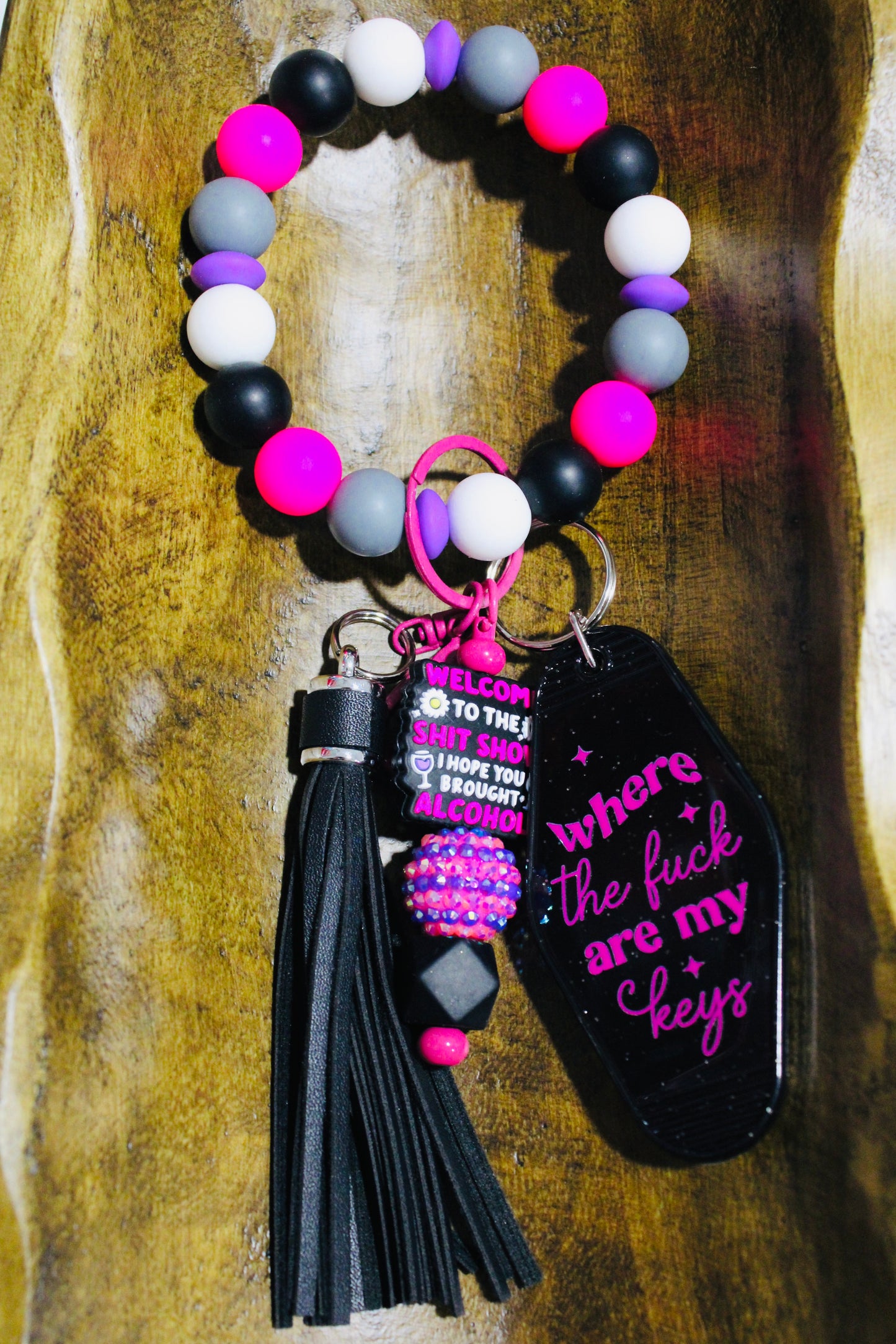 Keychain Wristlet Bundle Multiple Color/Pattern Options
