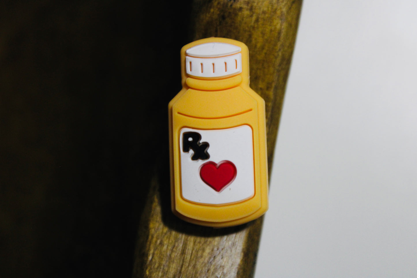 Small Medicine Bottle Silicone Focal Bead Multiple Color Options