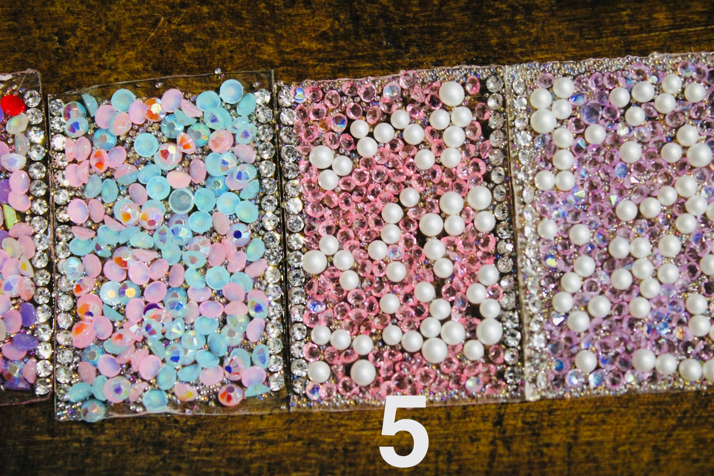 Bling Pen Wraps Rhinestone Decals Mixed Color