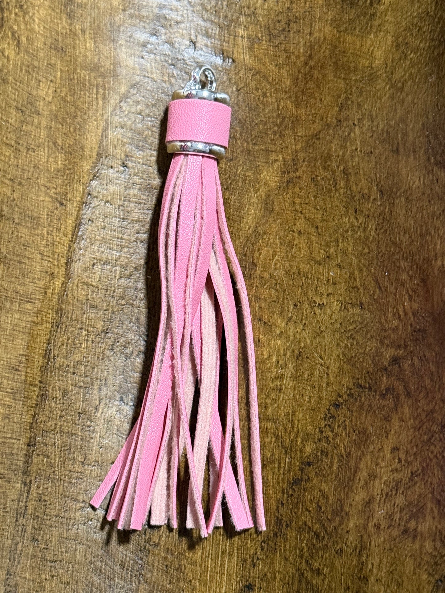 Long Tassel Car Charm Lanyard White Black Multi-Color
