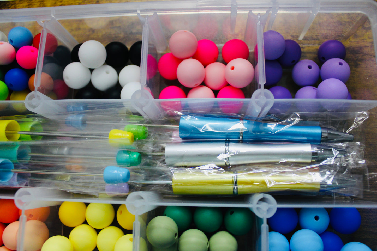 Starter Pen Beading Box Kit Small Or Large Multi-Color