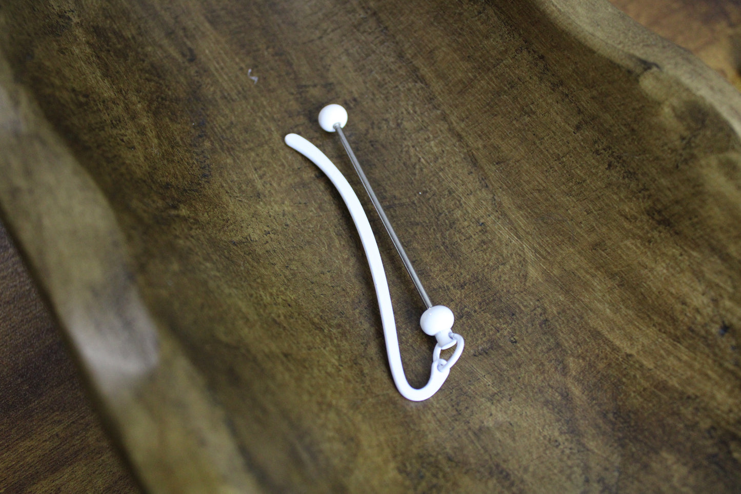 Bookmark Bead-able White Crafting Beading