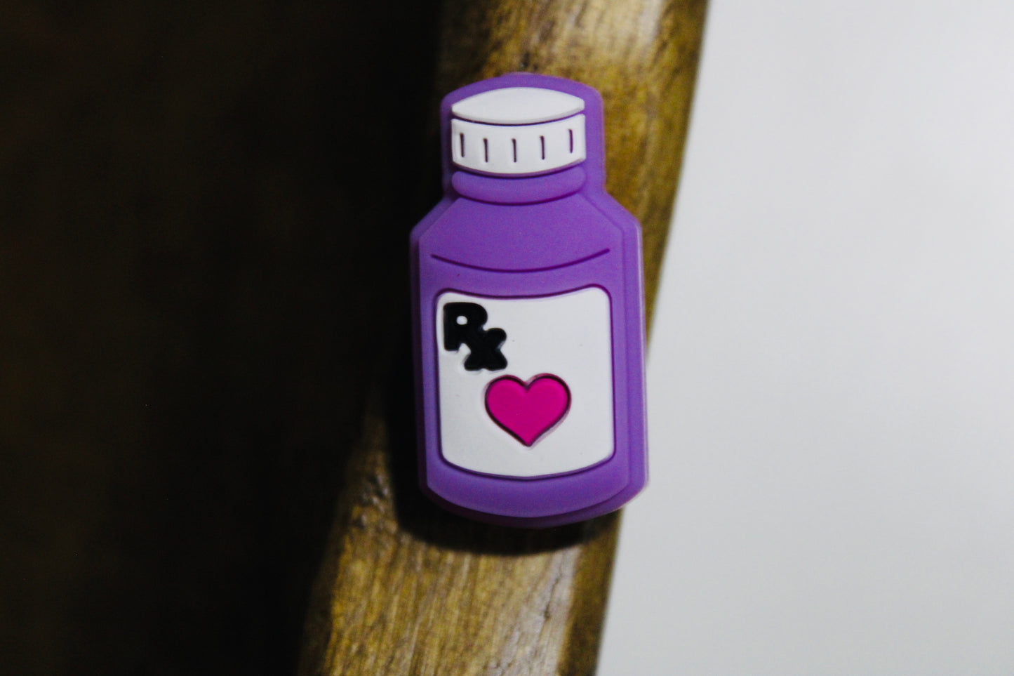 Small Medicine Bottle Silicone Focal Bead Multiple Color Options