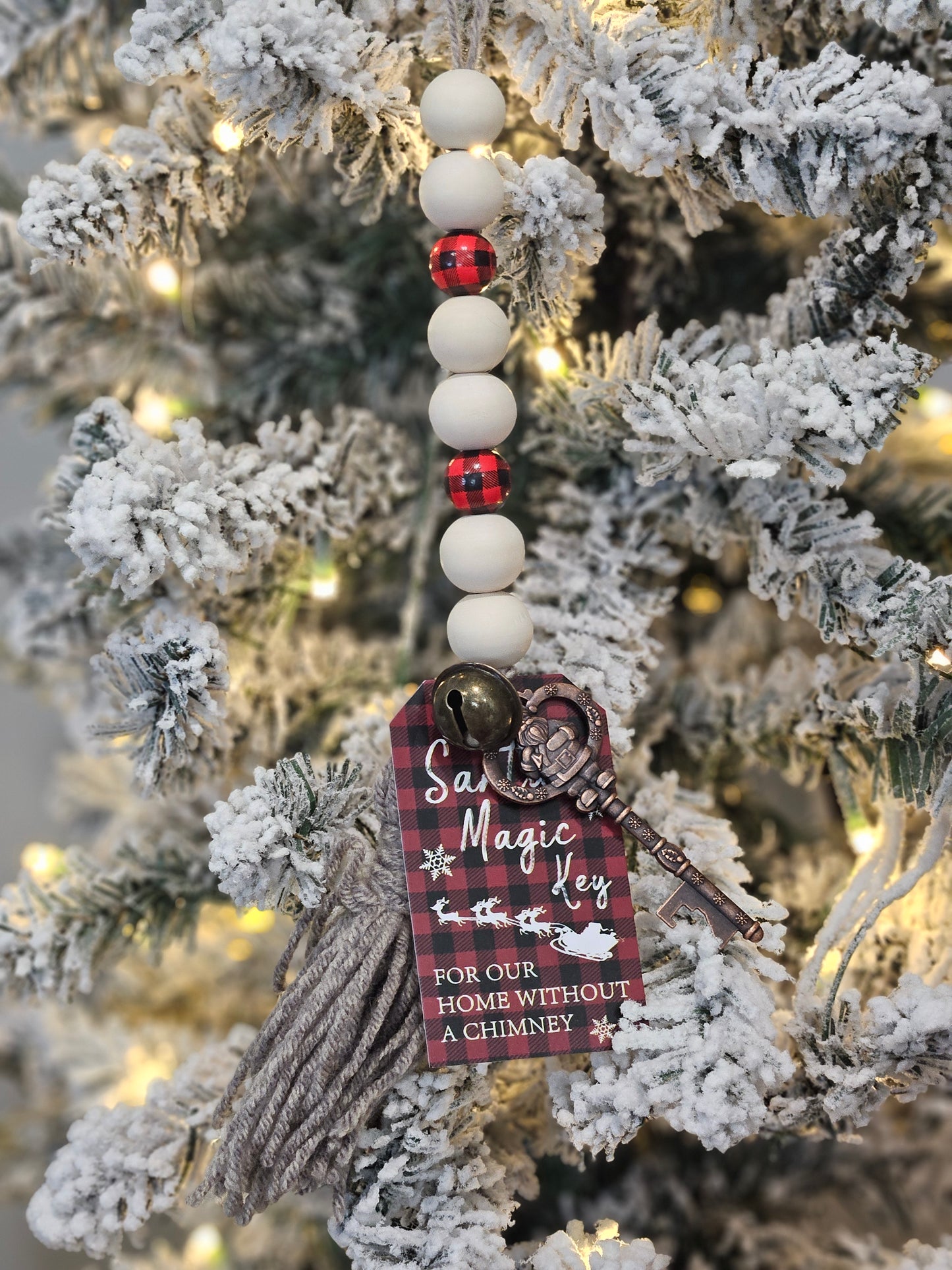 Door Hanger Home Decor Wood Beads Jute