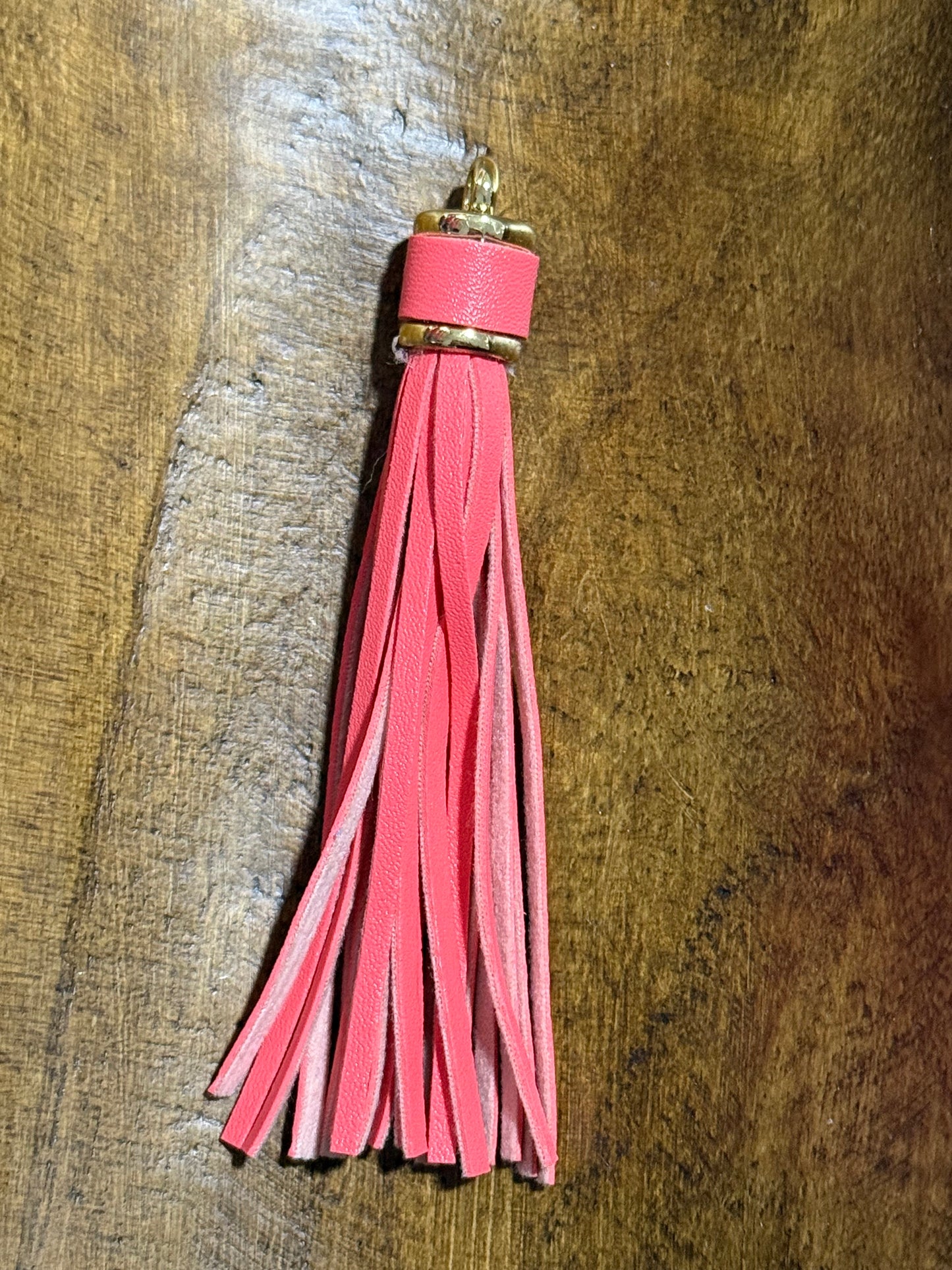 Long Tassel Car Charm Lanyard White Black Multi-Color