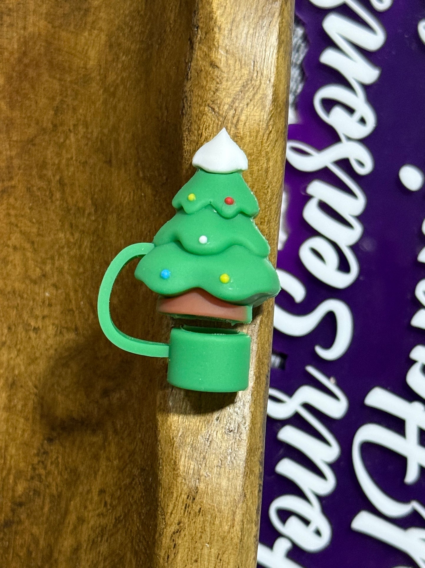 Straw Toppers Halloween Or Christmas