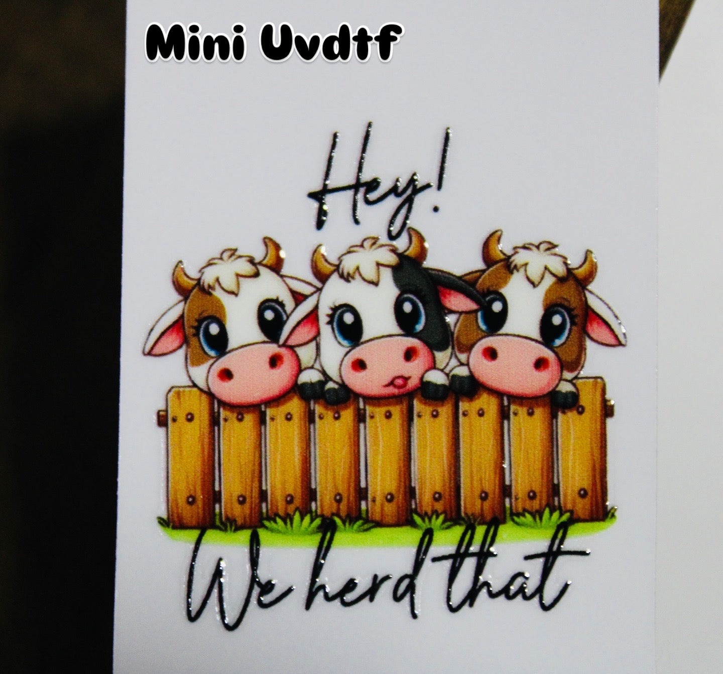 Lot 1 Of Mini UVDTF Decal 2X2 Multiple Pattern Options