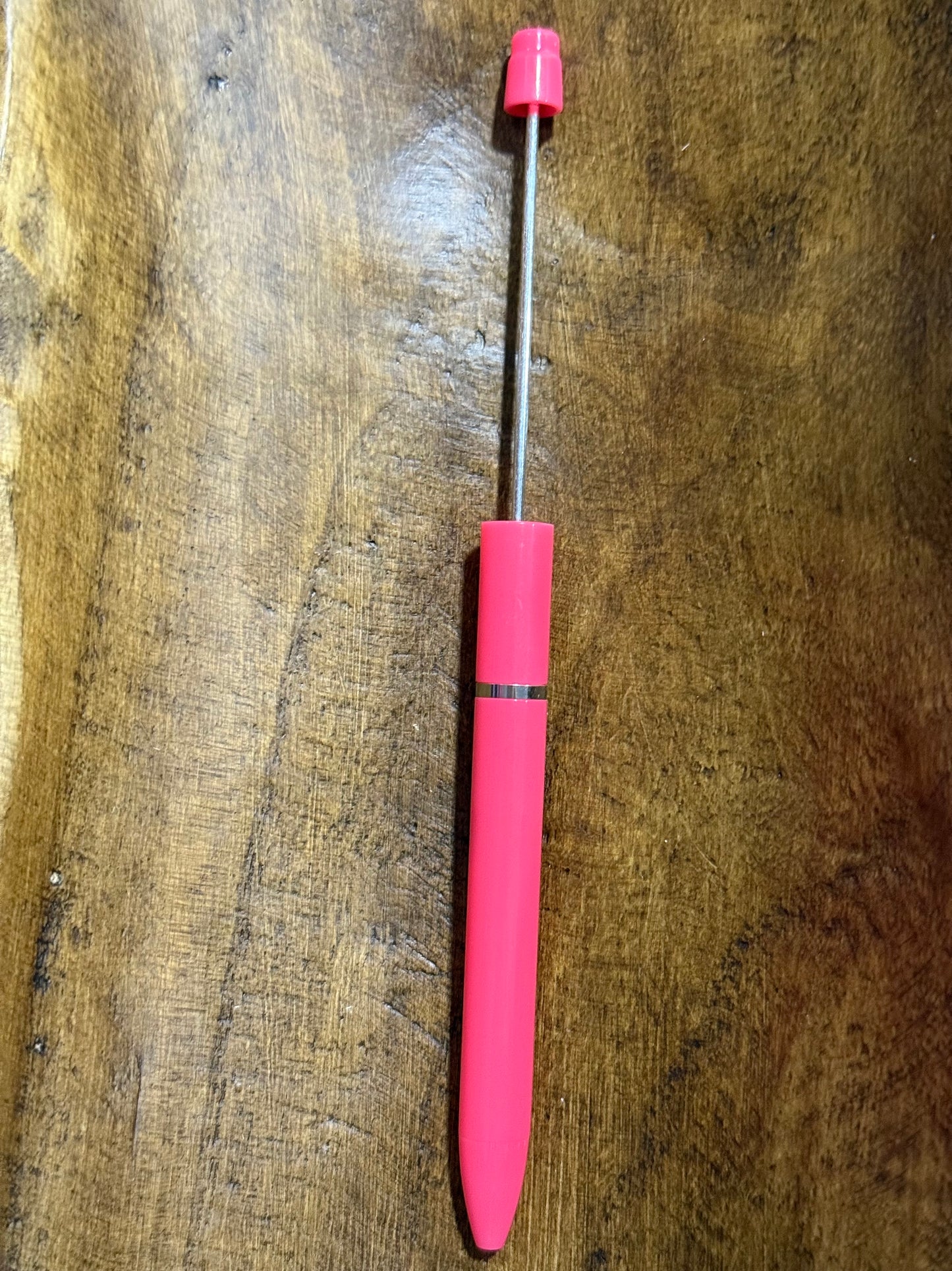New Style Bead-able Pen Red White Or Black Refillable Ink