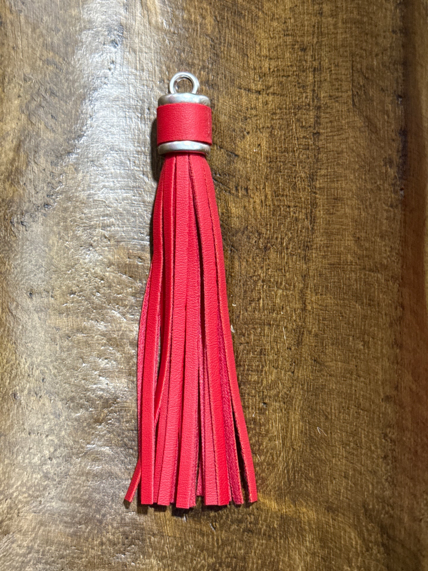 Long Tassel Car Charm Lanyard White Black Multi-Color
