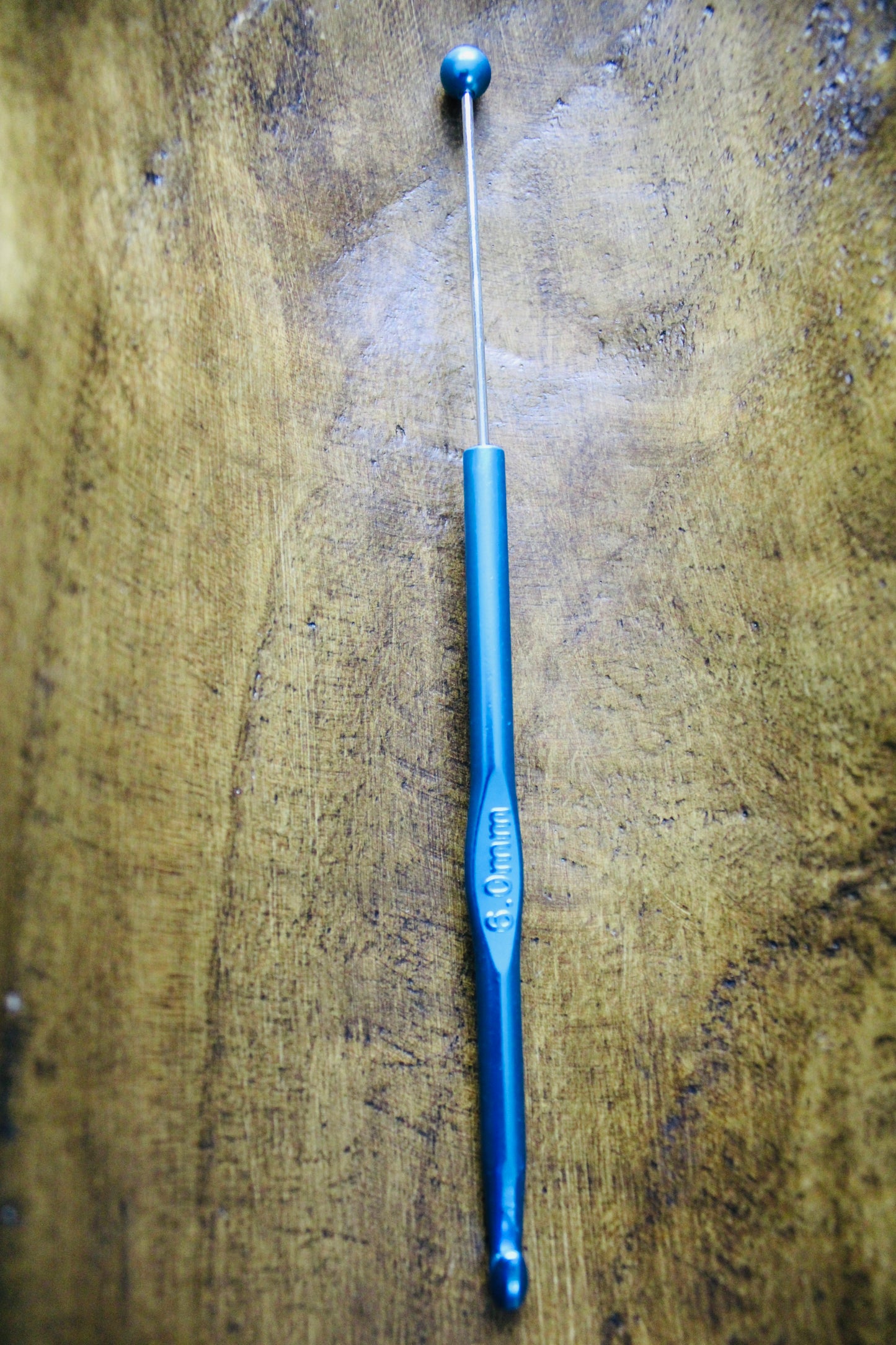 Beadable Crochet Hook Purple Pink Light Blue Blue Orange Red