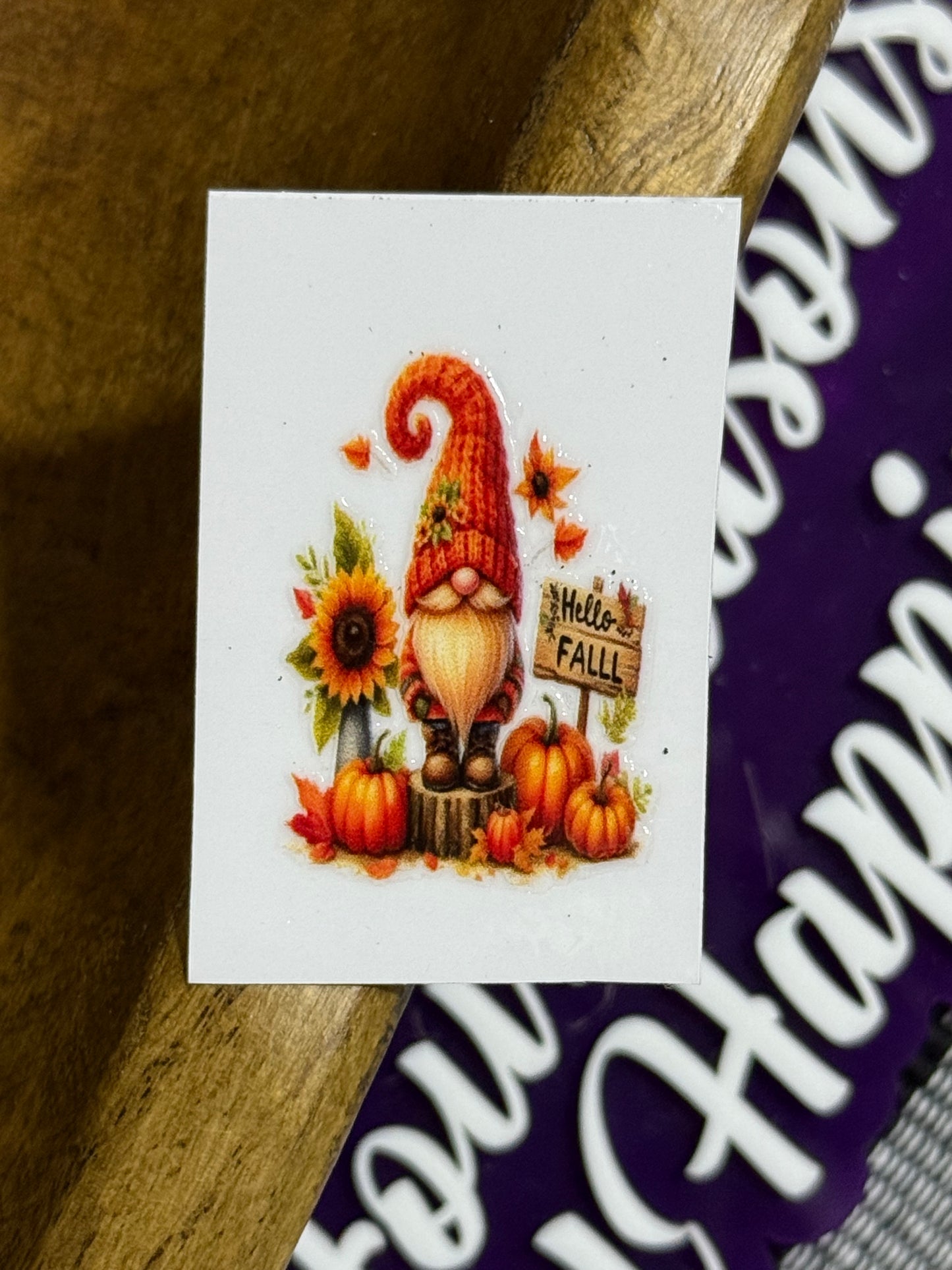 FALL Mini UVDTF Decal Transfer Halloween