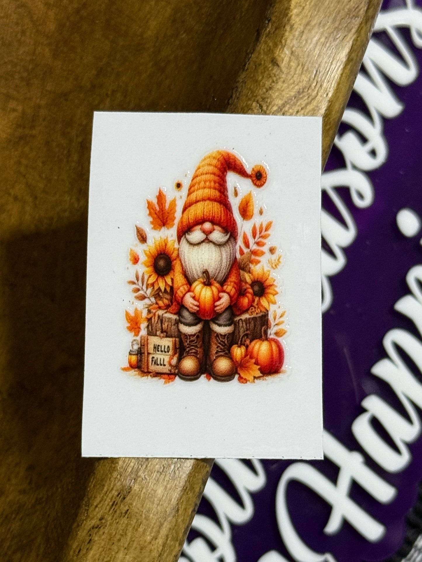 FALL Mini UVDTF Decal Transfer Halloween