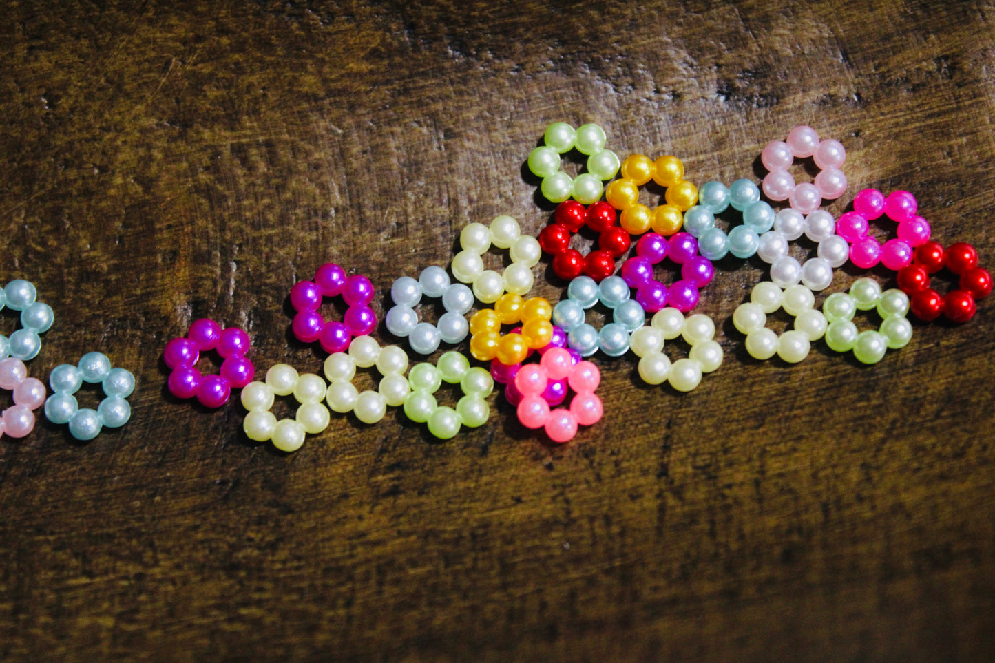 Bubble Mini Mixed Color 50 Count Spacer Bead